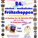 24. närrisch - musikalischer Frühschoppen - Vaterstädtischer Verein